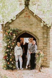 floral wedding arch